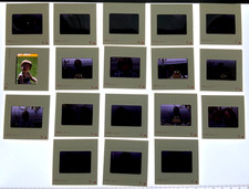 Lot of 18 Photo 35mm Slides, normal daily life, exposure too dark 1970s