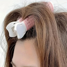 Heatless Hair Rollers Root Lift Clips Volumizing Bang Curl Styling Tool