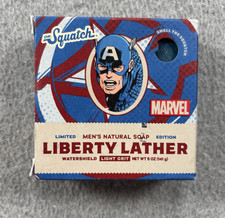 Dr. Squatch - Liberty Lather  Captain America LIMITED EDITION Soap Bars