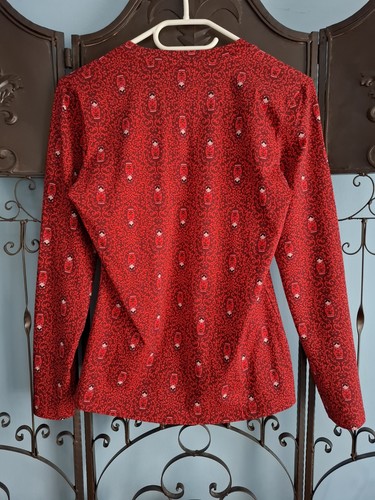 Blutsgeschwister Babuschka♡ Langarm-Shirt Größe L Rot ♡Herzausschnitt UNGETRAGEN - Bild 7 von 19
