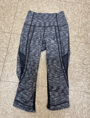 Lululemon Drop It Like It's Hot Crop 18'' inseam Static Grey Luxtreme Mesh 2