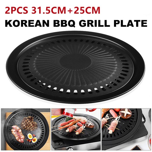 Korean BBQ Grill Pan – 11.4 Inch Round Non-Stick Aluminum Pan For Indoor/Outdoor Grilling - View #12