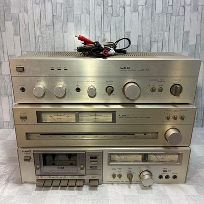 その他 Lo-D HA-190 FT-590 D-66s Lo-D HA-190 Amplifier FT-590 Tuner D-66 Cassette Deck Set Vintage