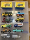 vintage matchbox lesney diecast toy lot with boxes