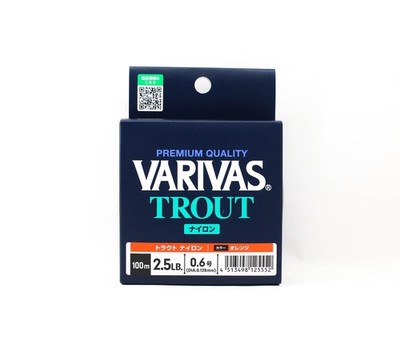Varivas Nylon Trout Standard Linie Orange 100m 2.5lb (5552)