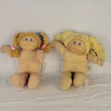 Cabbage Patch Kids 1984–1985 Lot of 2 Vintage Coleco Dolls