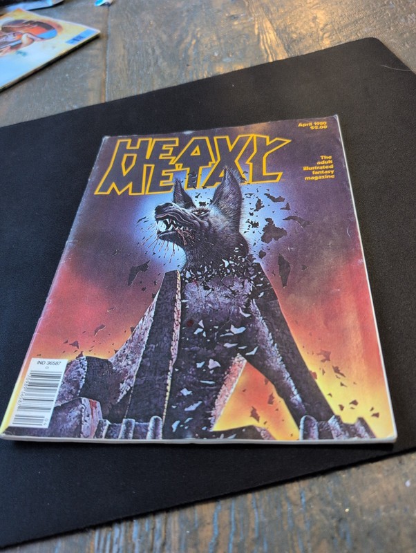 Heavy Metal Magazine Vol. 4 #1 Adult Illustrated Fantasy Magazine 1980
