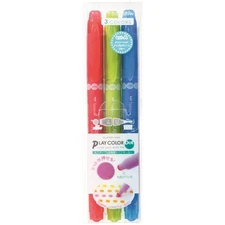 Tombow Play Color Dot Pen Water Based Marker, 3 Colors Set A (GCE-311A)