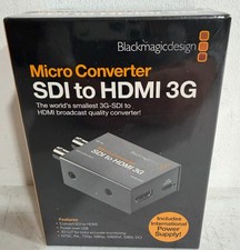 NEW Blackmagic Design Micro Converter SDI to HDMI 3G PSU Latest USB-C Version