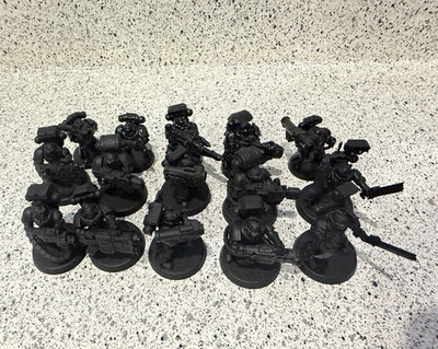 3x Devastator Squads - Warhammer 40K - Painted / Primed Black
