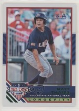 2017 Panini USA Baseball Stars & Stripes Longevity Emerald 4/5 Matt Thaiss ow6