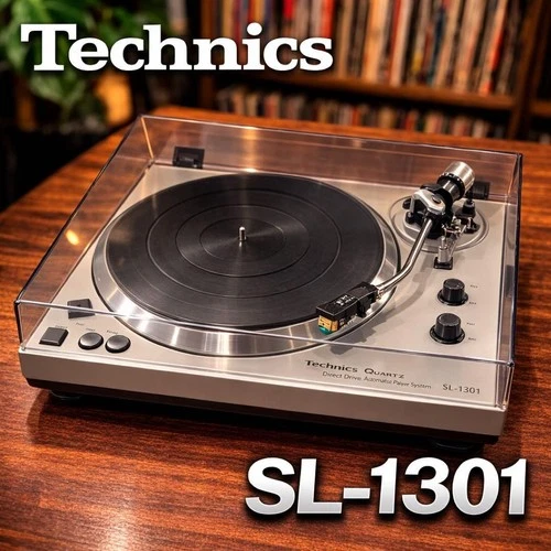 Technics SL-1301 Turntable Record Player with 270C Cartridge, Good Condition JPN