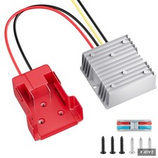 18V to 12V Step-Down Converter for M18 Battery Adapter, DC 12V 20A 240