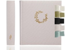 Premium Scrapbook Album   Photo Album with Writing Space   100 Pages for Mult...