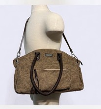 Kalencom Weathered Brown Canvas Diaper Bag Crossbody Shoulder Bag
