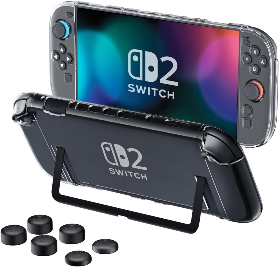 New Clear Switch 2 Case for Nintendo Switch 2,With TPU Switch 2 ...