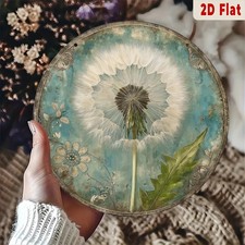 Two-Dimensional Circular Hanging Tin Metal Signs Home D cor 8x8