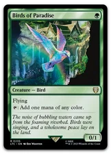 Birds of Paradise #235 (NM) Lord of the Rings LTC Magic MTG