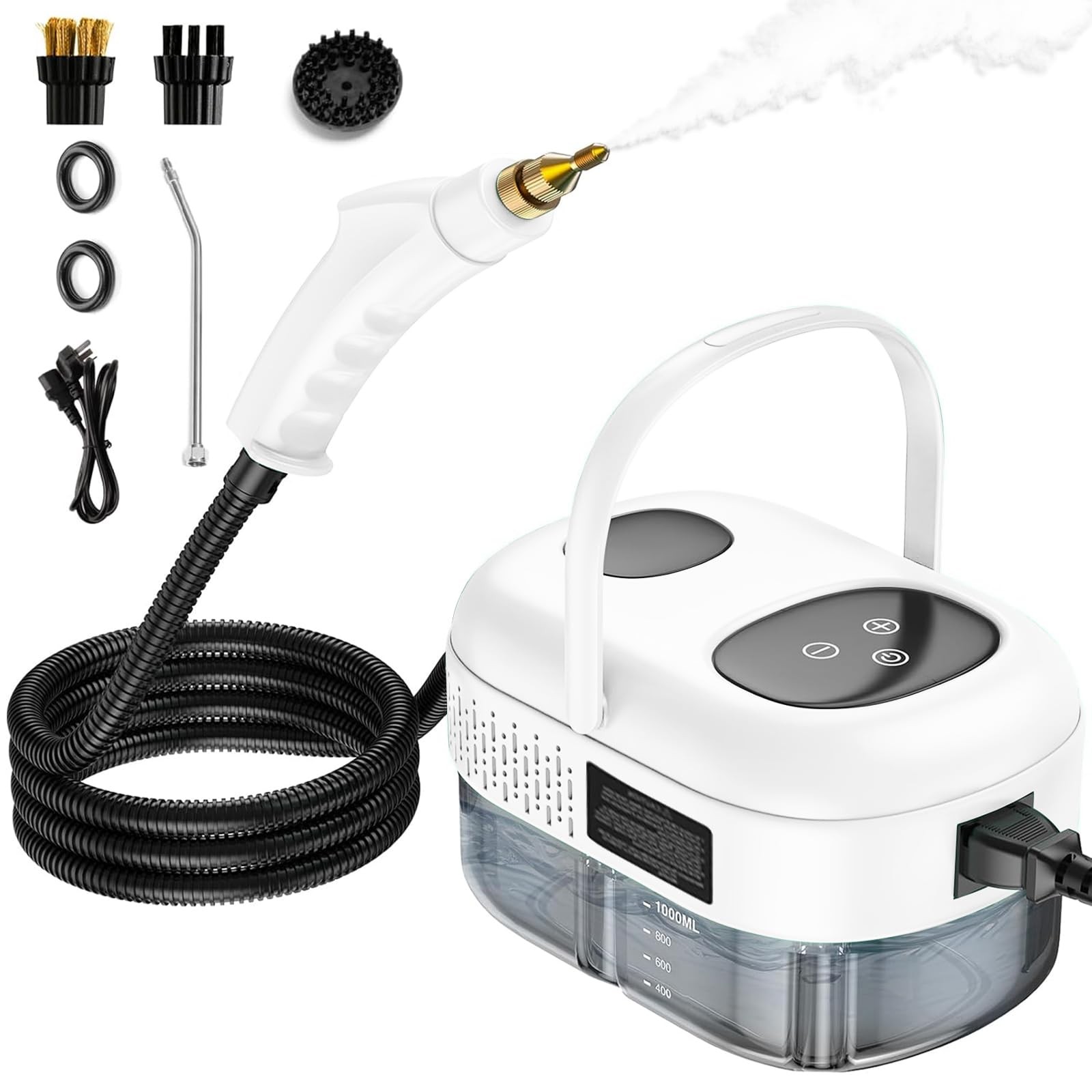 2500W Handheld Steam Cleaner, High Pressure Steamer for Cleaning, Portable St...-image