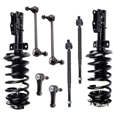 Front Strut Spring Tie Rod End Sway Bar Link Kit 8PCS for 06-11 HHR G5 Pursuit