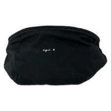 agnes b - Black Nylon Bum Bag