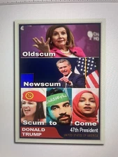 Donald Trump 2024 “47“ Custom ACEO Scum To Come