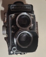 Franke  Heidecke Vintage Rolleicord Twin Lens Reflex TLR Camera with Case