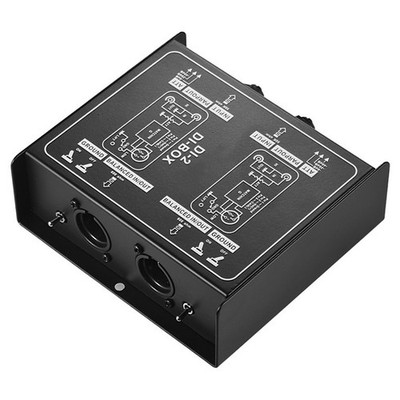 2X(Premium Direct Injection Molded Audio Box - Passiver DI-Einheiten-AuslöS5242