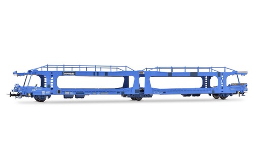 Jouef 6582 Ho Sncf Wagon Plat Surbaissé SSyw Brun Transport Transfo Sans Boite P Image 504854 Grande