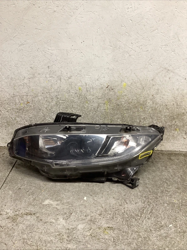 2019-2021 HONDA CIVIC LEFT LH DRIVER SIDE HEADLIGHT OEM BLACK 33150TBAA31