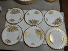 SIX ROYAL ALBERT - 6 INCH SIDE DISHES - GOLDEN ROSE