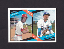 2015 Topps Heritage / Then & Now #TN-4 Lou Brock / Dee Gordon [NM/MT]