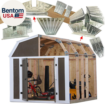 50 Structurally Stronger Truss Design Easy Shed Kit Builds 6In 14In Widths Any L