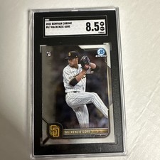 2022 BOWMAN CHROME MacKenzie Gore #67 Rookie RC SGC 8.5 San Diego Padres 