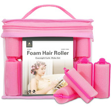 36-Pack Soft Foam Hair Rollers for Overnight Styling - Flexible Sponge Curlers f