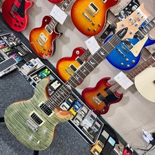 Guitarra Eléctrica PRS Paul Reed Smith SE Personalizada 24 Trampas Verde Biselado Tapa de Arce