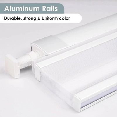 LazBlinds 36x64 No Tools No Drill Cordless Cellular Shades, Top Down Bottom Up