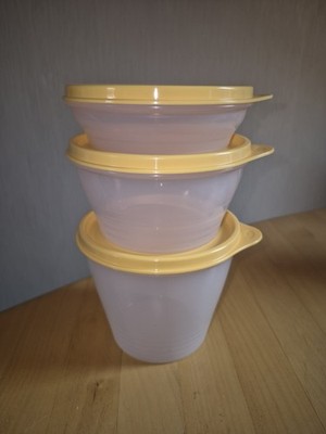 Tupperware 3 Tlg. Bowl Set 240ml, 500ml und 800ml Neu