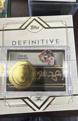 2025 Topps Five Star - Golden Graphs David Wright #GG-DW /50 (AU)
