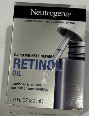 Neutrogena Rapid Wrinkle Repair Retinol Oil 1 fl oz / 30 ml NEW FREE SHIPPING  