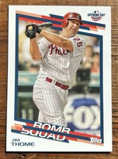 Jim Thome 2022 Topps Opening Day Bomb Squad INSERT BS-16 HOF Phillies Sox MLB