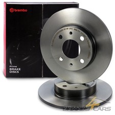BREMBO 2x BREMSSCHEIBE Ø240 VORNE HINTEN FÜR FIAT SEICENTO PANDA AB 03 0.9-1.4 