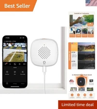 3MP 2K Window Camera with ChroMax AI Night Vision - Effortless Home Security