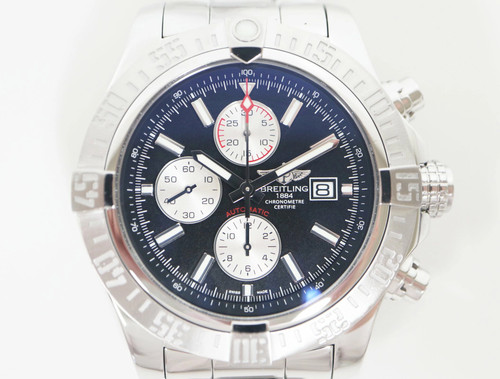 BREITLING WATCH A13371 SUPER AVENGER II AUTOMATIC CHRONOGRAPH ...