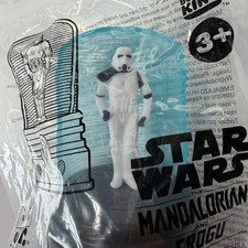 Star Wars Burger King Toy Mandalorian Grogu Stormtrooper New In Bag Sealed 4"
