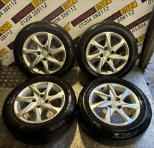 PEUGEOT 208 MK1 2012-2019 SET OF 4 15 INCH ALLOY WHEELS 185/65/15 9673773577