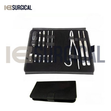 Equine Dental Burgess Wolf Tooth Extractor Large 14 Pcs Set Stainless Steel