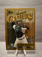 2023 Topps Finest Flashbacks Gamers Shea Langeliers #39 Rookie RC Athletics