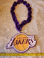 Los Angeles Lakers Oversized NBA Basketball Chain Necklace Foam