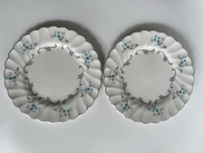 Vintage Myott China Lyke Staffordshire Earthenware Trousseau 2 Bread Plates 6”